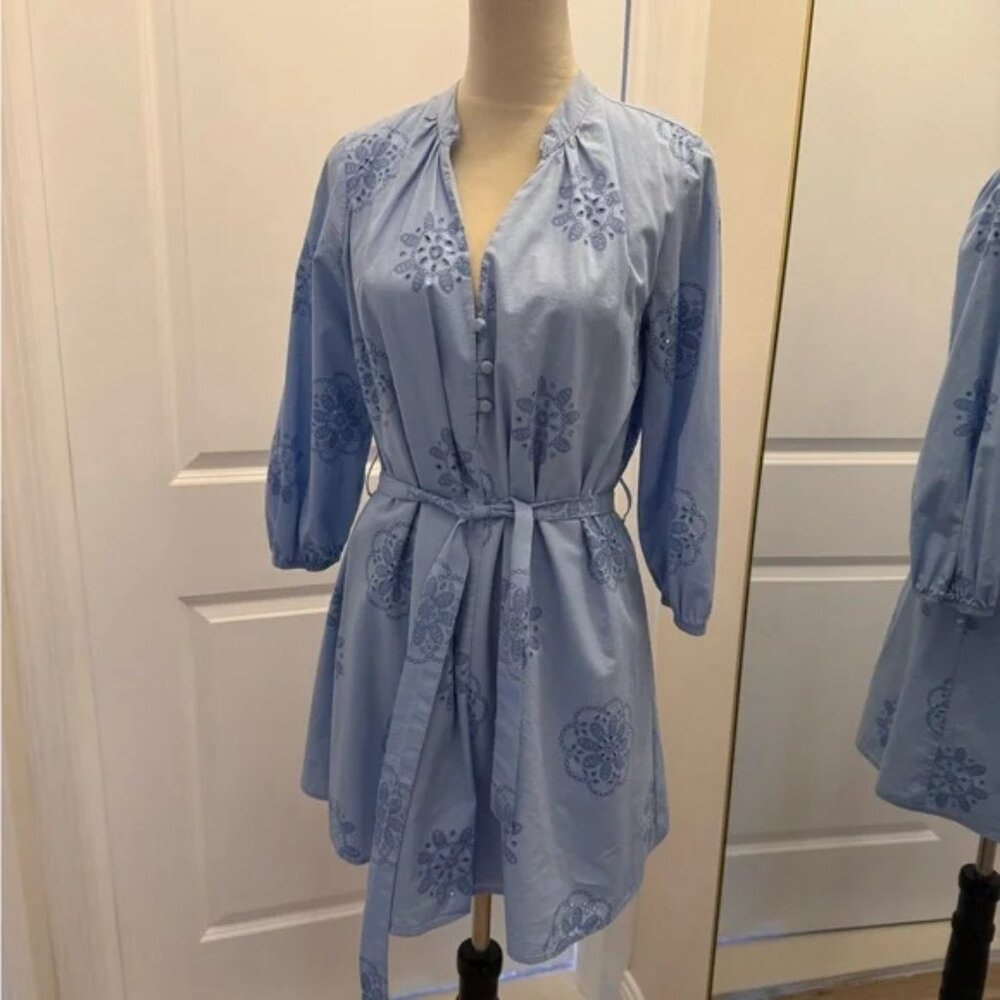 ZARA BLUE SHORT DRESS MEDIUM